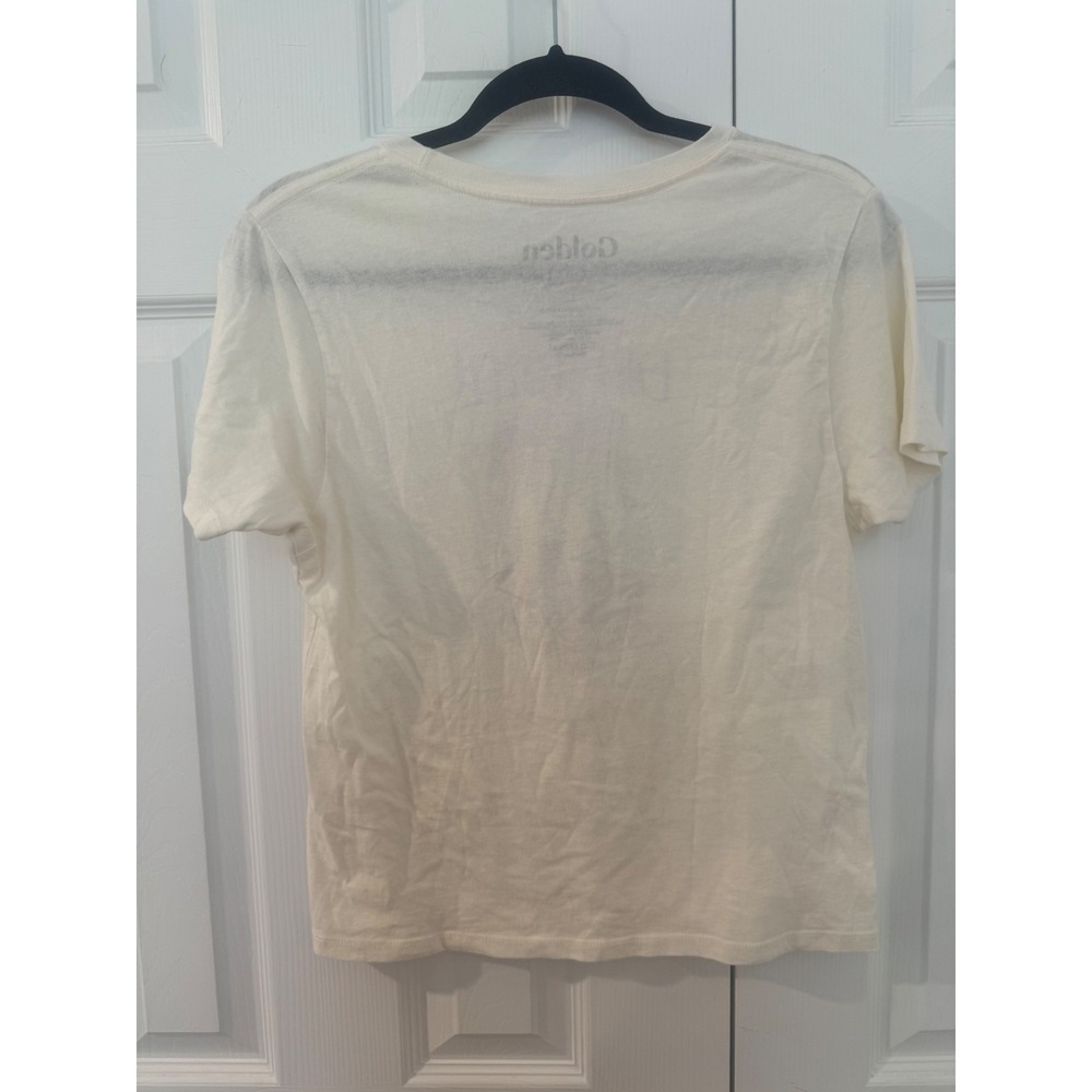 Golden Hour Womens Dill With It Pickle Graphic Tee Cream Cotton T-Shirt Large - Picture 5 of 9